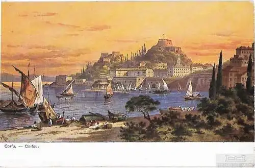 AK Corfu. ca. 1911, Postkarte. Serien Nr, gebraucht, gut