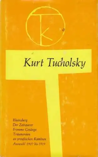 Buch: Rheinsberg. Der Zeitsparer. Fromme Gesänge. Tucholsky, Kurt, 1983