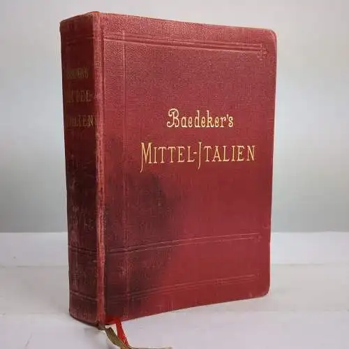 Buch: Mittelitalien und Rom, Handbuch für Reisende, 1908, Karl Baedeker