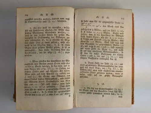 Buch: Anweisung zur Verzeichnung der Land-, See- und Himmelscharten... 1794 Palm