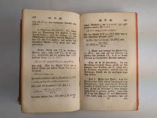 Buch: Anweisung zur Verzeichnung der Land-, See- und Himmelscharten... 1794 Palm