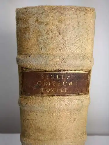 Buch: Biblia Critica, Tomus 2, 1695, Johann Philipp & Johann Nicolai Andrae