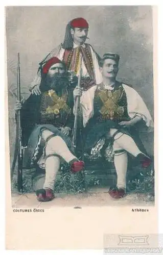 AK Costumes Grecs. Athenes, Postkarte. Nr. 153, Verlag Pallis & Cotzias