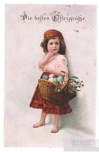 AK Die besten Ostergrüße. ca. 1917, Postkarte. Osterkarte, gebraucht, gut