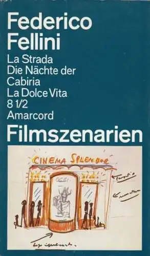 Buch: Filmszenarien, Fellini, Federico. 1983, Verlag Volk und Welt