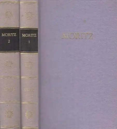 Buch: Werke in zwei Bänden, Moritz, Karl Philipp. 2 Bände, 1973, gebraucht, gut