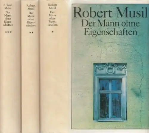 Buch: Der Mann ohne Eigenschaften, Musil, Robert. 3 Bände, 1975, Roman