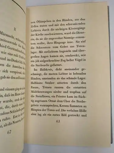 Buch: Sankt Gertrauden Minne, Georg Munk (Paula Buber). 1921, Insel-Verlag