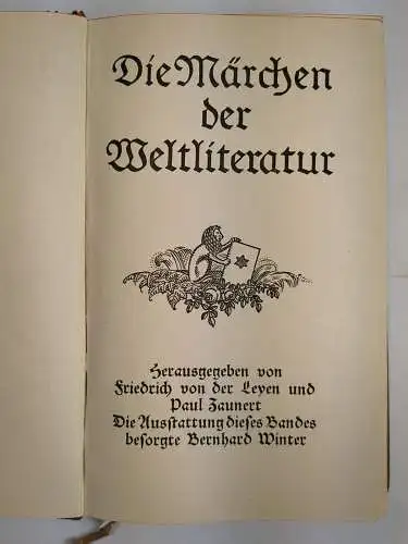 Buch: Plattdeutsche Volksmärchen für Erwachsene, Wilhelm Wisser, 1914 Diederichs