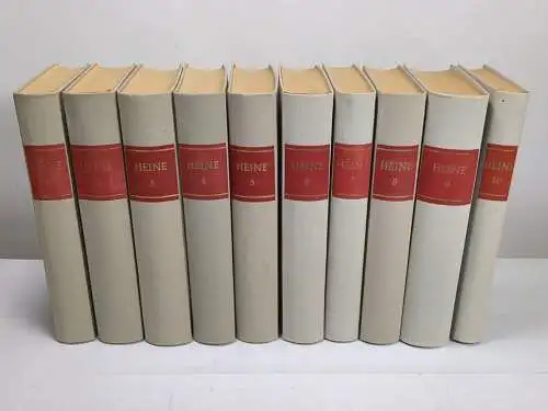 Buch: Werke und Briefe, Heine, Heinrich. 10 Bände, 1961, Aufbau Verlag