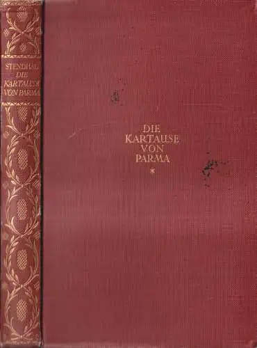 Buch: Die Kartause von Parma, Stendhal, Friedrich. 1925, Insel-Verlag