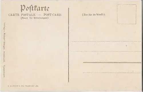 AK Innsbruck vom Berg Jsel. ca. 1906, Postkarte. Ca. 1906, Verlag Robert Warger