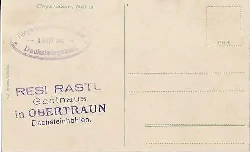 AK Tiergartenhütte. ca. 1906, Postkarte. Ca. 1906, Verlag Carl Wurm