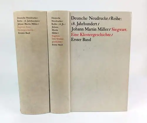 Buch: Siegwart, Miller, Johann Martin. 1971, Eine Klostergeschichte