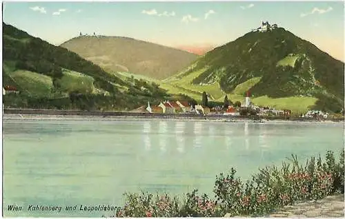 AK Wien. Kahlenberg und Leopoldsberg. ca. 1925, Postkarte. Ca. 1925