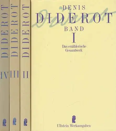 Buch: Denis Diderot - Das erzählerische Gesamtwerk, 4 Bände, 1987, Ullstein