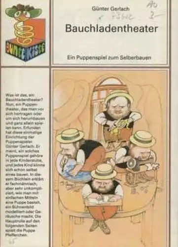 Buch: Bauchladentheater, Gerlach, Günter. Bunte Kiste, 1989, Altberliner Verlag