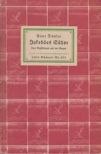 Insel-Bücherei 431, Jakobäas Sühne, Dörfler, Peter, Insel Verlag, gebraucht, gut