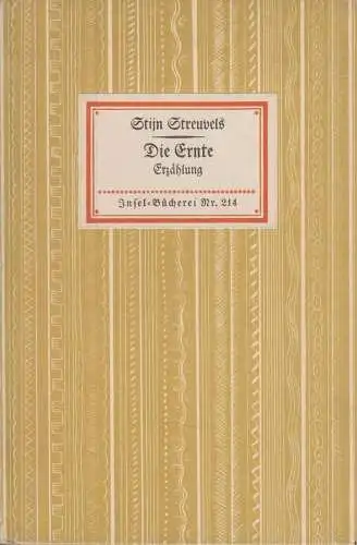 Insel-Bücherei 214, Die Ernte, Streuvels, Stijn, Insel Verlag, gebraucht, gut