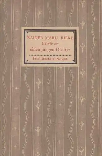 Insel-Bücherei 406, Briefe an einen jungen Dichter, Rilke, Rainer Maria