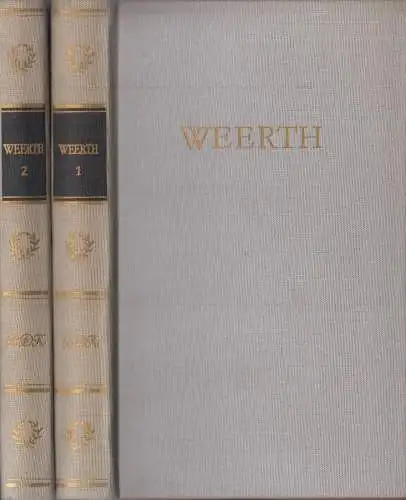 Buch: Weerths Werke in zwei Bänden, Weerth, Georg. 2 Bände, 1974, Aufbau Verlag