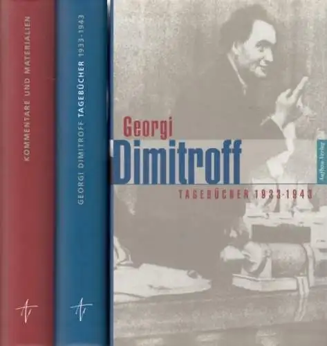 Buch: Tagebücher 1933-1943, Dimitrow, Georgi. 2 Bände, 2000, Aufbau Verlag