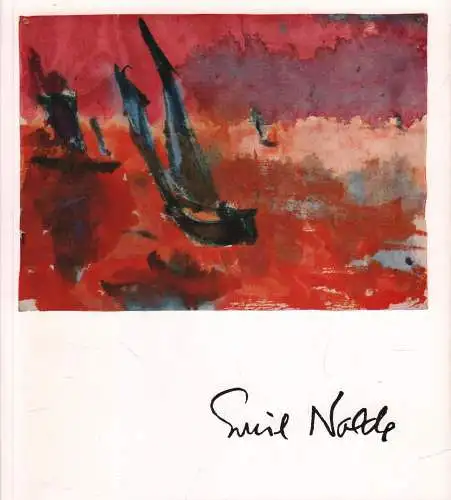 Buch: Emil Nolde, 1975, Stiftung Seebüll, Aquarelle und Handzeichnungen