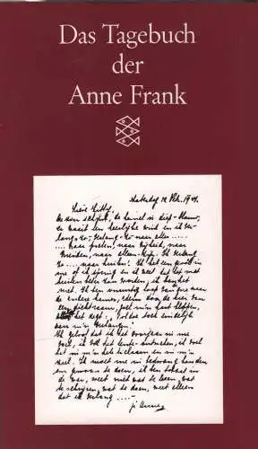 Buch: Das Tagebuch der Anne Frank, Frank, Anne. Fischer, 1990, gebraucht, gut