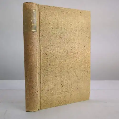 Buch: August Siegfried von Goue, Auswahl von Karl Schüddekopf, 1917, Bibliophile