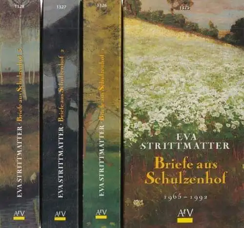 Buch: Briefe aus Schulzenhof, Strittmatter, Eva. 3 Bände, 1996, 1965-1992