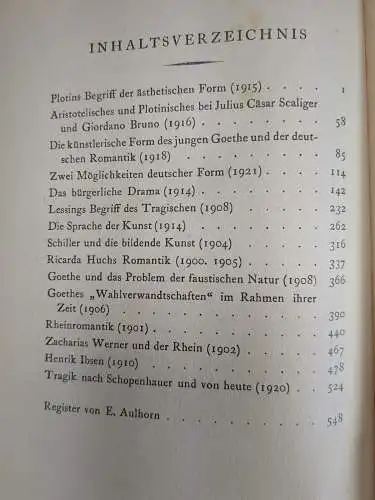 Buch: Vom Geistesleben alter und neuer Zeit, Aufsätze, Oskar Walzel, 1922, Insel