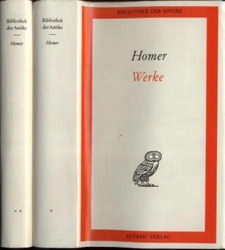 Buch: Werke in zwei Bänden, Homer. 2 Bände, Bibliothek der Antike, 1983