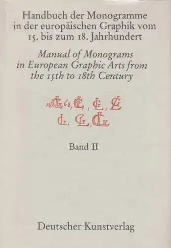 Buch: Handbuch der Monogramme in der europäischen Graphik vom 15. bis...  260917