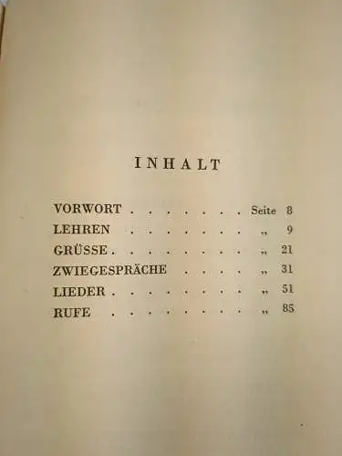 Buch: Gedichte von Friedrich Gundolf, 1930, Georg Bondi Verlag, gebraucht, gut