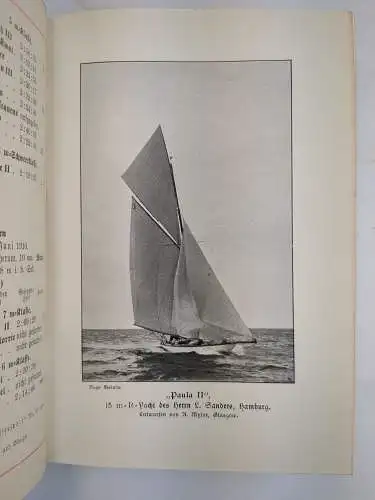 Buch: Jahrbuch des kaiserlichen Yacht-Clubs für das zwanzigste Clubjahr 1911