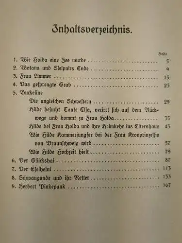 Buch: Hannoversche Märchen, Joh. Wortmann (Onkel Hans), 1922, Hermann Jensen