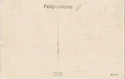 AK St. Souplet. ca. 1915, Postkarte. Serien Nr, ca. 1915, gebraucht, gut