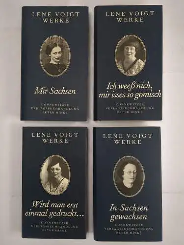 Buch: Lene Voigt - Werke, 4 Bände, 2005, Connewitzer Verlagsbuchhandlung