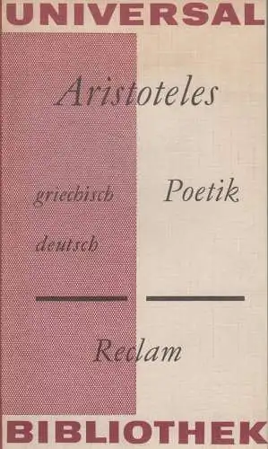 Buch: Poetik, Aristoteles. Reclams Universal-Bibliothek, 1979, gebraucht, gut