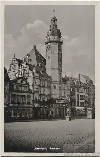 AK Altenburg. Rathaus. ca. 1907, Postkarte. Serien Nr, ca. 1907, gebraucht, gut