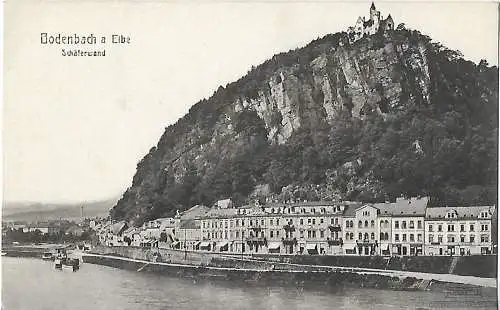 AK Bodenbach a Elbe. Schäferwand. ca. 1902, Postkarte. Ca. 1902, gebraucht, gut