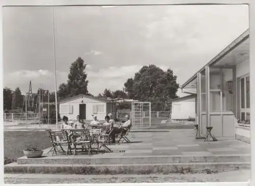 AK Ostseebad Zempin (Usedom). Ferienobjekt des VEB Wälzlagerwerk Fraureuth, 1973