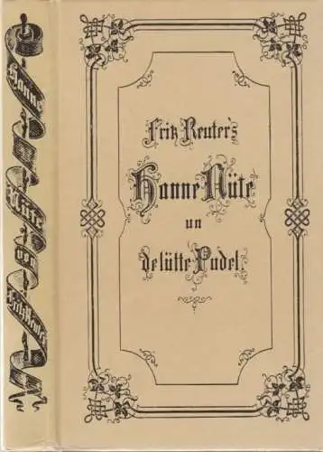 Buch: Hanne Nüte un de lütte Pudel, Reuter, Fritz. 1983, VEB Hinstorff Verlag