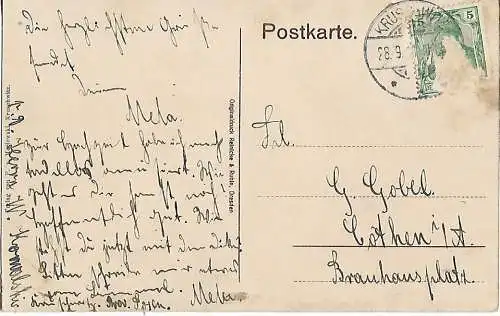 AK Kruschwitz. Total. ca. 1911, Postkarte. Ca. 1911, Verlag F. v. Maelewski