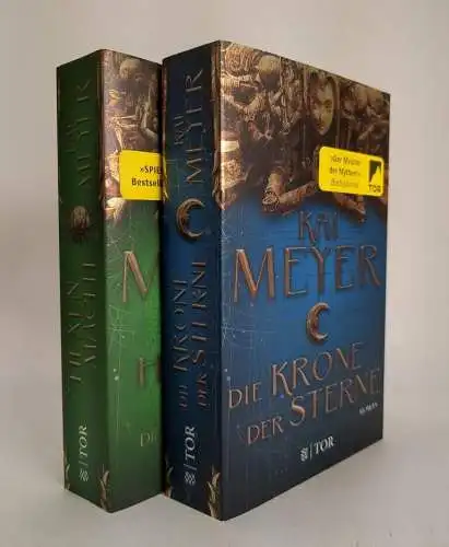 Buch: Die Krone der Sterne 1+2. Meyer, Kai, 2 Bände, Fischer Tor, Hexenmacht