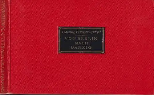 Buch: Von Berlin nach Danzig, Chodowiecki, Daniel, 1923, Insel-Verlag