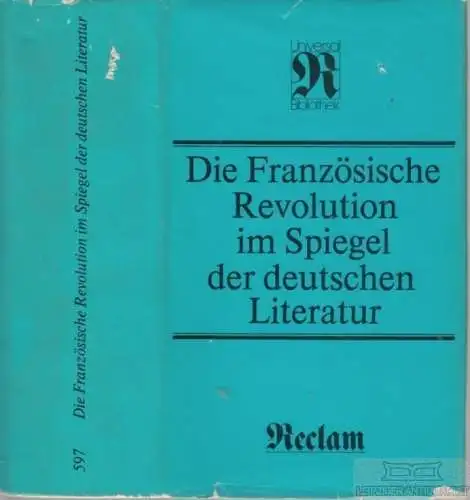 Buch: Die Französische Revolution im Spiegel der deutschen Literatur, Träger