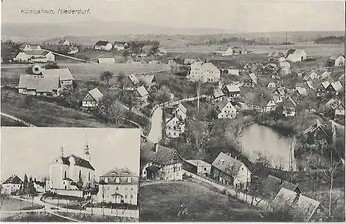 AK Königshain. Niederdorf. ca. 1913, Postkarte. Serien Nr, ca. 1913