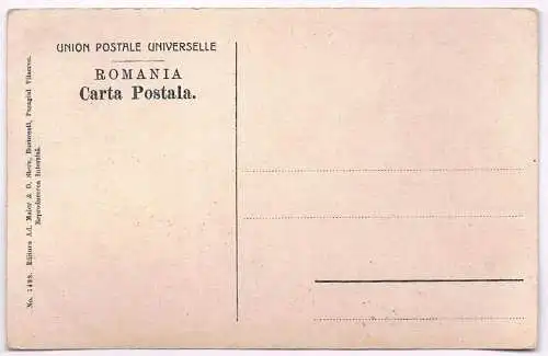 AK Salutari din Romania, No. 1498. Postkarte, gebraucht, gut, Mann in Tracht