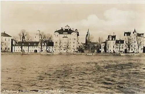 AK Altenburg i. Thür. Am großen Teich. ca. 1913, Postkarte. Serien Nr, 1913